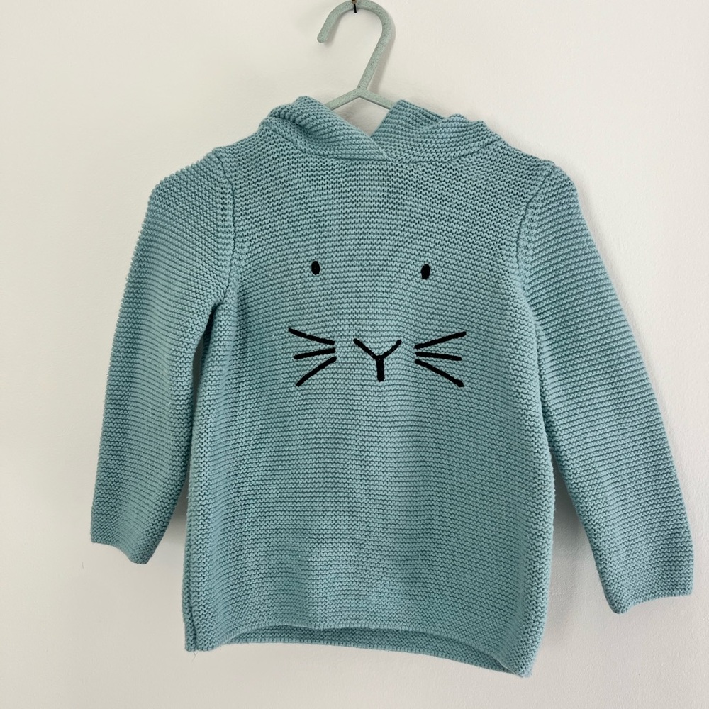 Hanna Andersson Knit Bunny Sweater 🐰